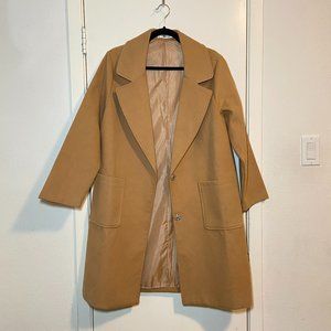 beige trench coat